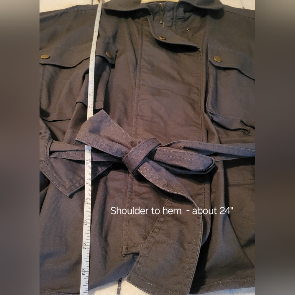 MARE MARE × Anthropologie Dolman Sleeve Belted Utility Jacket M - Picture 10 of 14